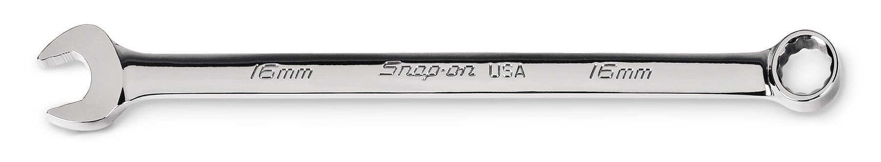 16 mm 12-Point Metric Flank Drive® Plus Long Combination Wrench | SOEXLM16B 16 mm 12-Point Metric Flank Drive® Plus Long Combination Wrench | SOEXLM16B